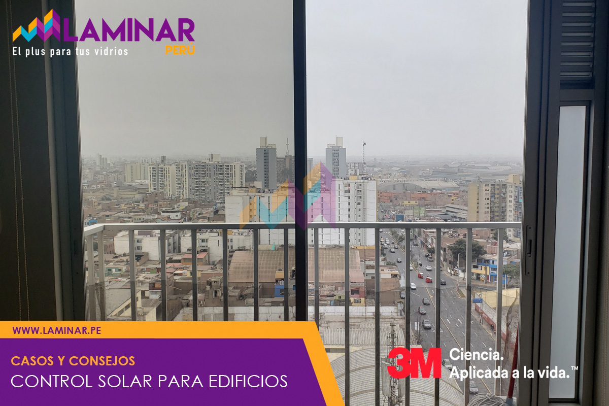 Control UV para ventanas de departamentos, casas y edificios