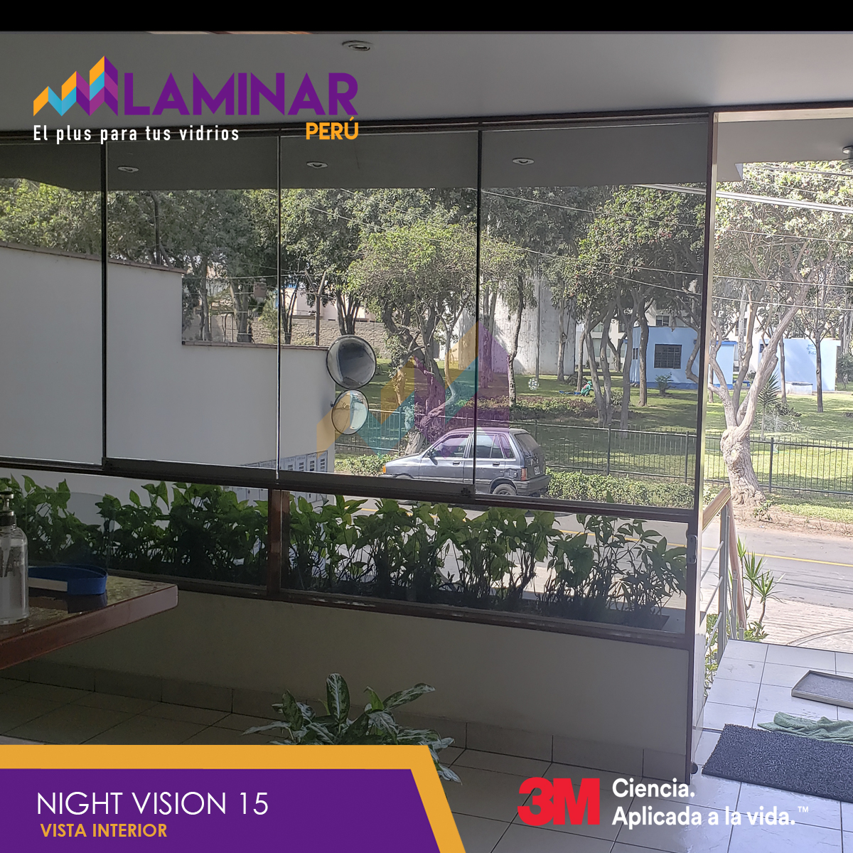 night vision 15 vista por dentro