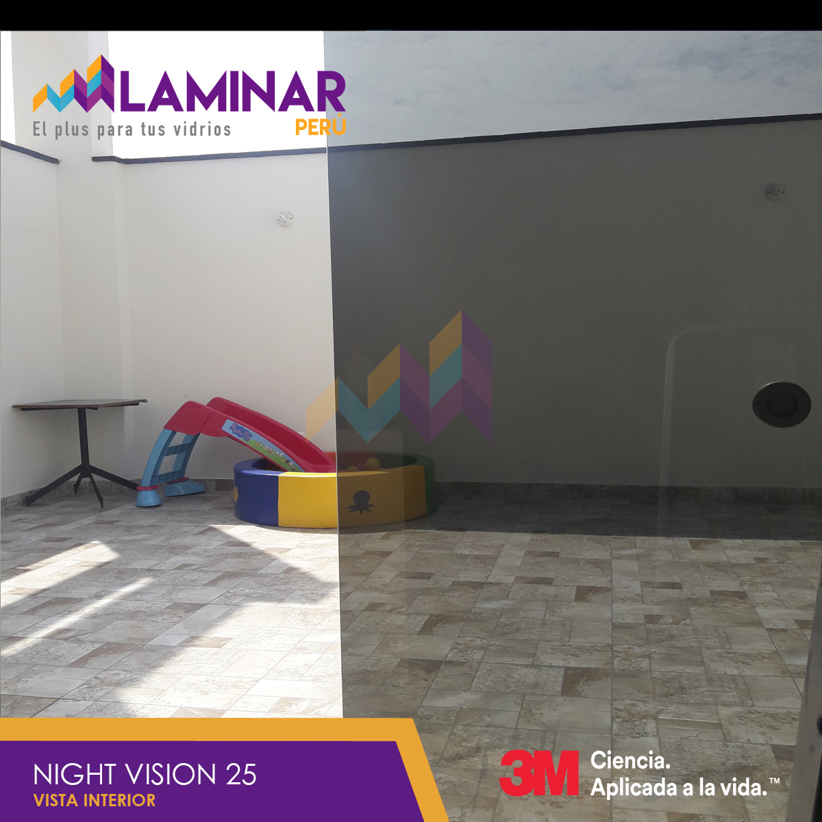 night vision 25 vista por dentro