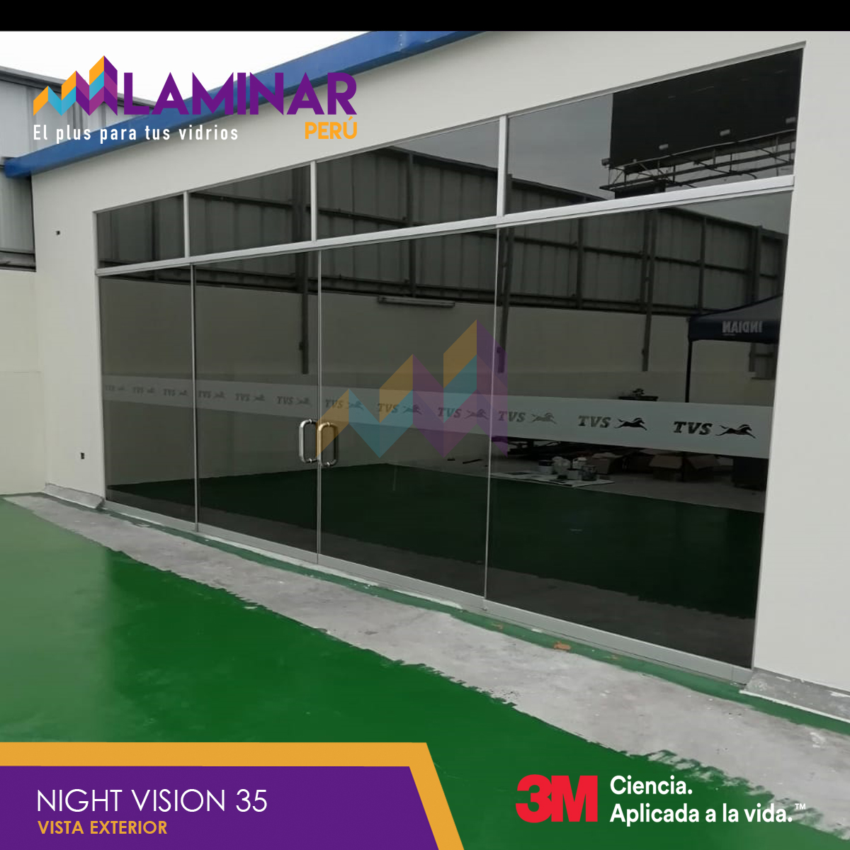 night vision 35 vista por fuera